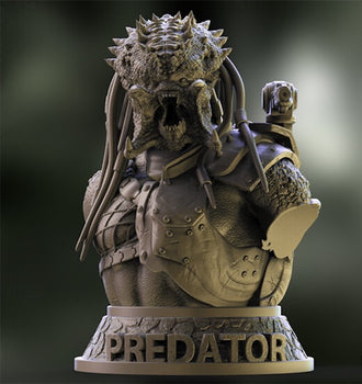 Ninja Printz - 1:6 Predator (Predator) Fan Art Bust
