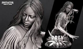 Ninja Printz - 1:8 Naru (Predator - Prey) Fan Art Bust