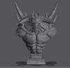 Ninja Printz - 1:8 Diablo (Diablo) Fan Art Bust