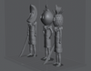 Ninja Printz - 1:12 Three Cannibals (Monkey Island) Fan Art Statues
