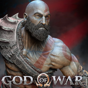 Ninja Printz - 1:10 Kratos (God of War) Fan Art Vignette