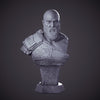 Ninja Printz - 1:8 Kratos (God of War) Fan Art Bust