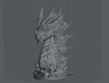 Ninja Printz - 1:8 Elder Red Dragon Bust