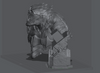 Ninja Printz - 1:8 Battle Troll (LoTR) Fan Art Bust