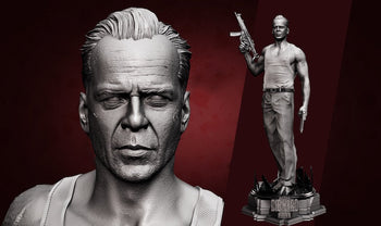 Ninja Printz - 1:12 John McClane (Die Hard) Fan Art Vignette