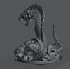 Ninja Printz - 1:1000 Jormungandr World Serpent Vignette