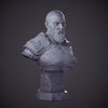 Ninja Printz - 1:8 Kratos (God of War) Fan Art Bust