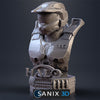 Ninja Printz - 1:8 Master Chief (HALO) Fan Art Bust