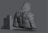 Ninja Printz - 1:8 Thor (God of War) Fan Art Bust