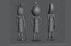 Ninja Printz - 1:12 Three Cannibals (Monkey Island) Fan Art Statues