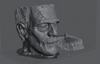 Ninja Printz - 1:4 Frankenstein Bowl Head Bust