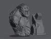 Ninja Printz - 1:8 Battle Troll (LoTR) Fan Art Bust