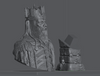 Ninja Printz - 1:8 King of the Dead (LoTR) Fan Art Bust