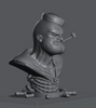 Ninja Printz - 1:8 Popeye Fan Art Bust