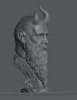 Ninja Printz - 1:4 Mimir (God of War) Fan Art Bust