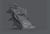 Ninja Printz - 1:8 Red Dragon Bust