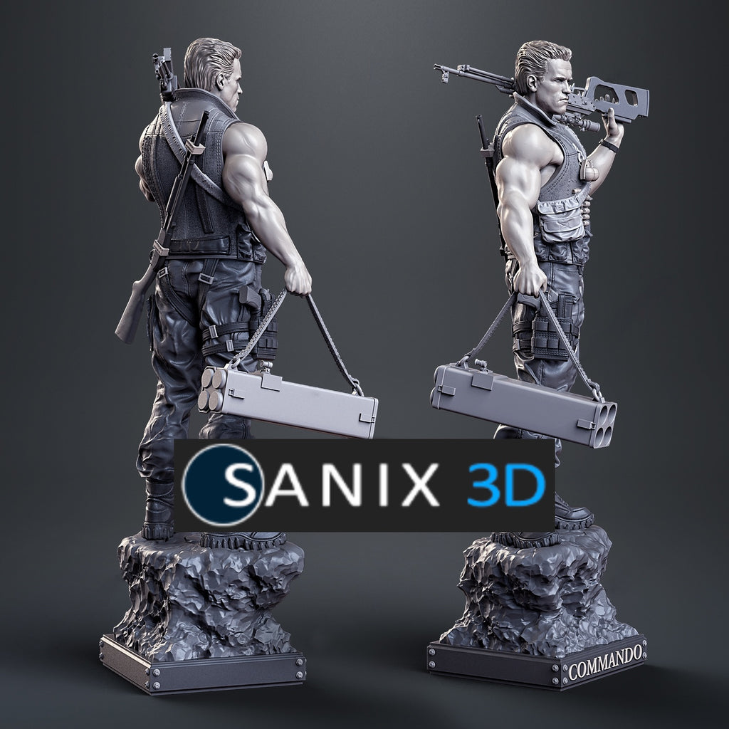 Matrix Commando Model Ninja Printz - 1:10 John Matrix (Commando) Fan Art Vignette | Ultimate ...