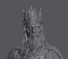 Ninja Printz - 1:8 King of the Dead (LoTR) Fan Art Bust
