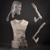 Ninja Printz - 1:8 Ragnar Lothbrok (Vikings) Fan Art Bust