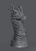 Ninja Printz - 1:8 Undead Dragon Bust