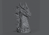 Ninja Printz - 1:8 Elder Red Dragon Bust