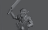 Ninja Printz - 1:10 Goblin Fighter Statue