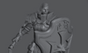 Ninja Printz - 1:12 Johanna (Diablo) Fan Art Statue