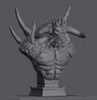 Ninja Printz - 1:8 Diablo (Diablo) Fan Art Bust