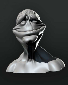Ninja Printz - 1:8 Clyde the Alien Fan Art Bust