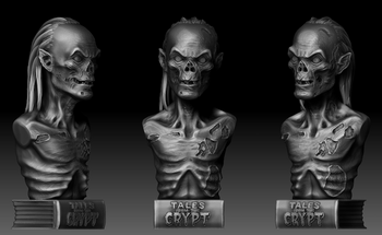 Ninja Printz - 1:8 Crypt Keeper Fan Art Bust