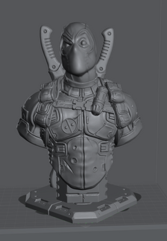 Ninja Printz - 1:8 Deadpool Fan Art Bust