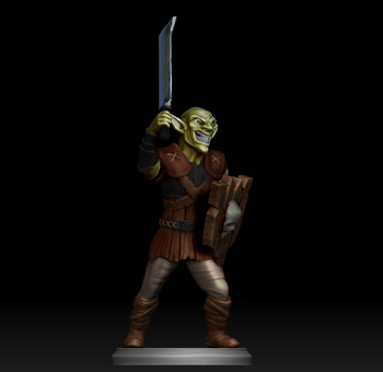 Ninja Printz - 1:10 Goblin Fighter Statue