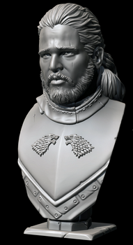 Ninja Printz - 1:8 Jon Snow Fan Art Bust
