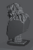 Ninja Printz - 1:8 Jon Snow (Night's Watch) Fan Art Bust