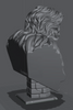 Ninja Printz - 1:8 Jon Snow (Night's Watch) Fan Art Bust