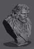 Ninja Printz - 1:8 Jon Snow (Night's Watch) Fan Art Bust