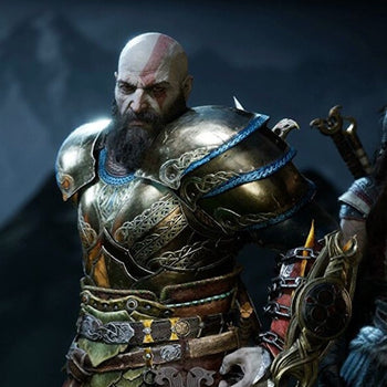 Ninja Printz - 1:8 Kratos w/ Legendary Nidavelir Armour (God of War) Fan Art Bust