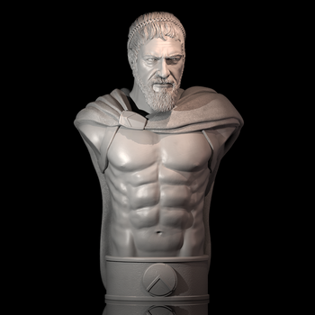 Ninja Printz - 1:8 Leonidas (300) Fan Art Bust