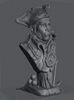 Ninja Printz - 1:8 A Pirate & His Rat Bust