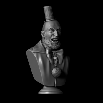 Ninja Printz - 1:8 Captain Spaulding (House of 1,000 Corpses) Fan Art Bust