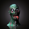 Ninja Printz - 1:4 Ghoul Head Bust