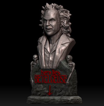Ninja Printz - 1:8 Beetlejuice (Beetlejuice) Fan Art Bust