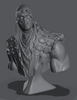 Ninja Printz - 1:8 Scorpion (Mortal Kombat) Fan Art Bust