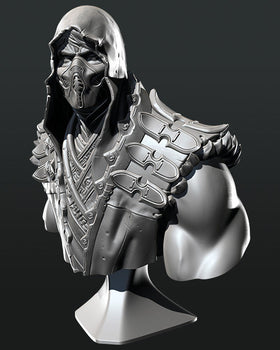 Ninja Printz - 1:8 Scorpion (Mortal Kombat) Fan Art Bust