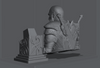 Ninja Printz - 1:8 Kratos w/ Legendary Nidavelir Armour (God of War) Fan Art Bust