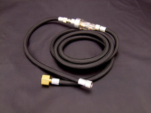 APEX 6ft Braided Hose with Inline Moisture Trap