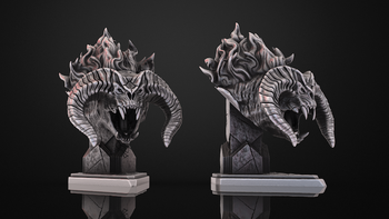 Ninja Printz - 1:24 Balrog (LoTR) Fan Art Bust