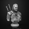 Ninja Printz - 1:8 Geralt of Rivia (The Witcher) Fan Art Bust