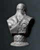 Ninja Printz - 1:8 Kratos (God of War) Fan Art Bust