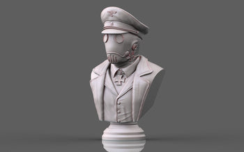 Ninja Printz - 1:8 Karl Ruprect Kroenen (Hellboy) Fan Art Bust